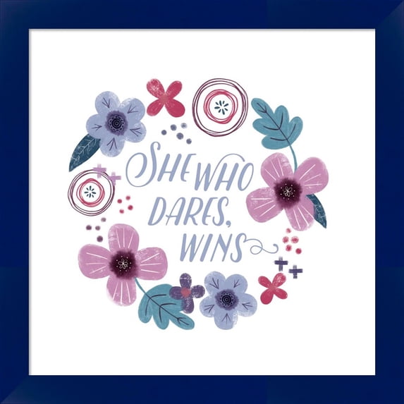 Great Art Now Fierce Girl II Dares by Noonday Designs, Framed Wall Art, 14W x 14H