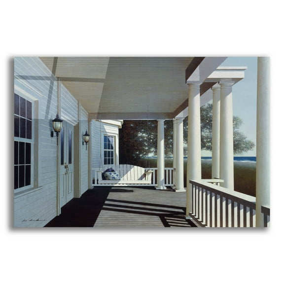 Epic Art 'Porch Swing' by Zhen-Huan Lu, Acrylic Glass Wall Art, 16"x12"