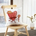 thumbnail image 5 of LALILO Throw Pillow Covers Heart Character With And Flower Cute Cushion Cover 18" x 18", 454 Pack, 5 of 6
