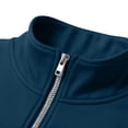 thumbnail image 6 of Bxsruta Mens Athletic Track Jacket Full Zip Workout Jacket Running Workout Sweatshirt Casual Outerwear, 6 of 7