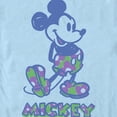 thumbnail image 2 of Men's Mickey & Friends Floral Filled Sketch Graphic Tee Light Blue 3X Large, 2 of 4