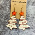 thumbnail image 1 of onlyliua Ofertas Pendientes Navideños para Mujer Pendientes Navideños Pendientes Festivales Decoración de Árbol de Navidad Acrílico Joyas Navideñas, 1 of 3