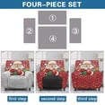 thumbnail image 6 of Garronmavis Christmas Santa Gifts Recliner Chair Covers with Storage Pocket Lazy Boy Recliner Covers Non-Slip Sofa Slipcover Stain Against Pet Protector Furniture Cover Easy to Install, 6 of 7