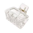 thumbnail image 1 of French Hair Claw Clip Small Solid Color Rectangle Hair Clamp Geometric Hair Claw, 1 of 10