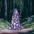 thumbnail image 5 of Honeii Skull mushroom rainbow space Print Poncho Cape, Cloak Coat, Snuggly Hooded Wearable Blanket, Hooded Cape For Teenagers,Halloween Costumes-Medium, 5 of 7