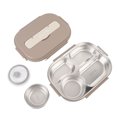 thumbnail image 1 of 316 Stainless Steel BentoBox, Multi Compartment 1500ml Lunch Box Lunch Containers with Soup Bowl, Bag, Utensils, Portable Lunch Food Storage Container for Adults Kids School, 1 of 7