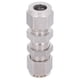 thumbnail image 2 of Raccord de cloison à compression à double virole en acier inoxydable 316, accessoire de connecteur Ф1/2, 2 of 4