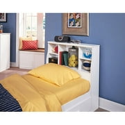 Creative Interiors Bookcase Headboard, White