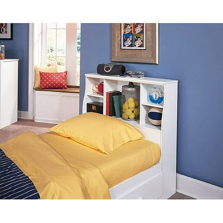 Creative Interiors Bookcase Headboard, White
