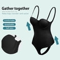 thumbnail image 3 of Rigardu shapers for women Shapewear for Women Invishaper Halft Backbody Shaper Bra Plus Size Backless Built in Bra Shapewear shaperx bodysuit Black + XL, 3 of 8