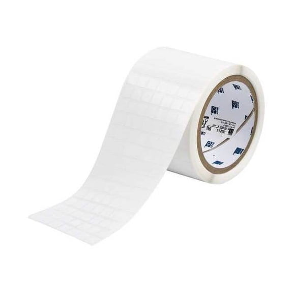 Brady Thermal Transfer Label, White, Labels/Roll: 10,000 THT-38-423-10