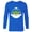 Navy, variant on Star Wars The Mandalorian The Child Floating Pod Frog Snack - Long Sleeve T-Shirt for Men - Customized-Navy