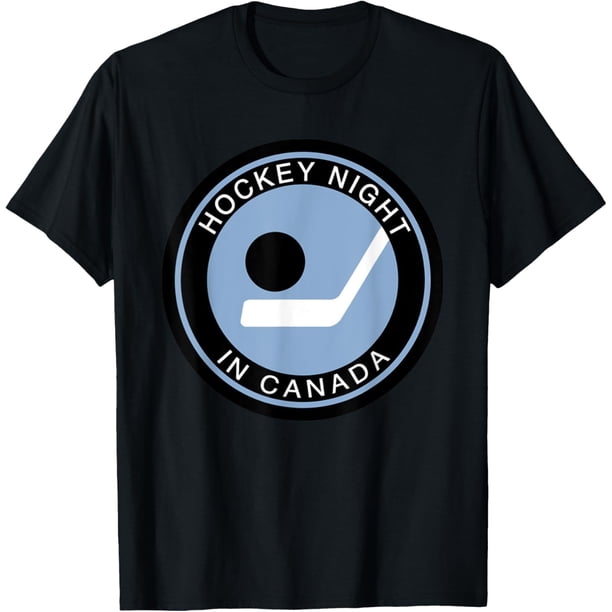 Camiseta vintage retro de hockey en Canadá para jugadores de hockey