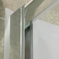 thumbnail image 5 of DreamLine Visions 36 in. D x 60 in. W x 74 3/4 in. H Sliding Shower Door in Brushed Nickel with Right Drain White Shower Base, 5 of 14