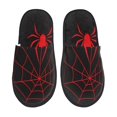 thumbnail image 1 of Balery Red Spider Pantuflas de Casa de Felpa Silenciosas con Diseño Estampado, Zapatillas Cómodas Antideslizantes de Algodón para Interior-Medium, 1 of 8