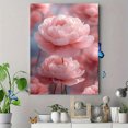 thumbnail image 4 of Qisvanset 12x16 Inch Pink Peony Floral Canvas Wall Art, Trendy Bible Verse Art Gift for Girl Room Home Decor, 4 of 8