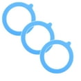 thumbnail image 3 of 3 Pack Silicone Replacement Gasket, Airtight Rubber Seals Rings for Mason Jar Lids, Leak-Proof Canning Silicone Fitting Seals for Glass Clip Top Jars, Light Blue, 3 of 10