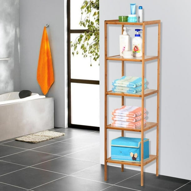Yaheetech 5 Tier Bathroom Corner Storage Shelves Space Saver Shower