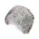 thumbnail image 2 of Gorro de esquí ruso grueso, disfraz de esquí, regalo, gorro cálido de invierno sintético para la nieve. Blanco negro, 2 of 8