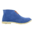 thumbnail image 3 of DANIELA FARGION Blue Suede Orange Laced Leather Derby Shoes-11 for Mens, 3 of 4