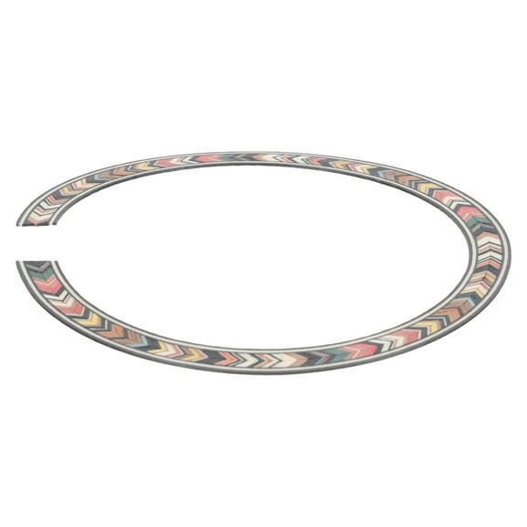 HAKIDZEL 1Set Circular Sound Hole Rosette Inlay Sticker Decal for Acoustic Guitar 12.50X12.50X0.10in Performance