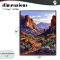 thumbnail image 4 of Stupell Industries Traditional Western Colors Earthy Desert Black Framed Giclee Art, 11 x 14, by Franklyn Gregory, 4 of 8