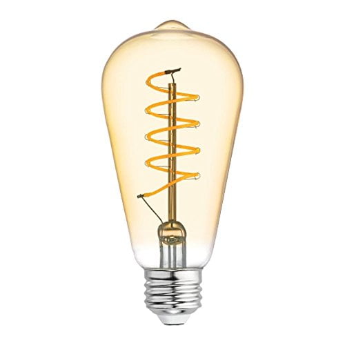 Mengjay 20 Pcs G95 Vintage Edison Bulb G95 4W LED Light Filament Bulb 30Watts Equivalent Dimmable Warm White 2200K 110V Large Globe Bulb E26 Base