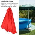thumbnail image 4 of Toldo De Repuesto Para Sombrilla, Protector Solar, Cubierta De Tela A Prueba De Lluvia, Para Exteriores, Patio, Jardín, Sombra Para Sombrilla Voladiza, 4 of 7