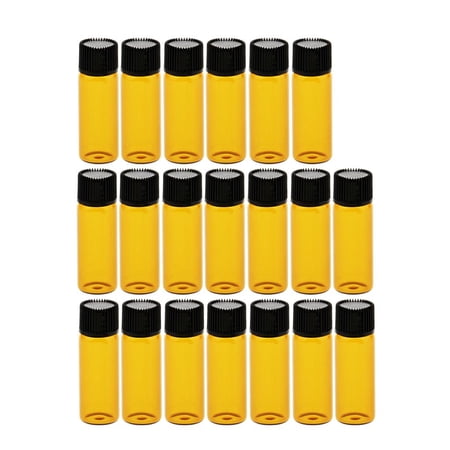 20pcs Dram Bottles Empty Vials Orifice Reducer Essential Oil 5ml