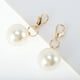 thumbnail image 5 of Ofertas Únicas 1 Par de Encantos para Cordones Brillantes con Colgante de Perla Redonda Clips Decorativos para Zapatos Pequeños Beige, 5 of 5