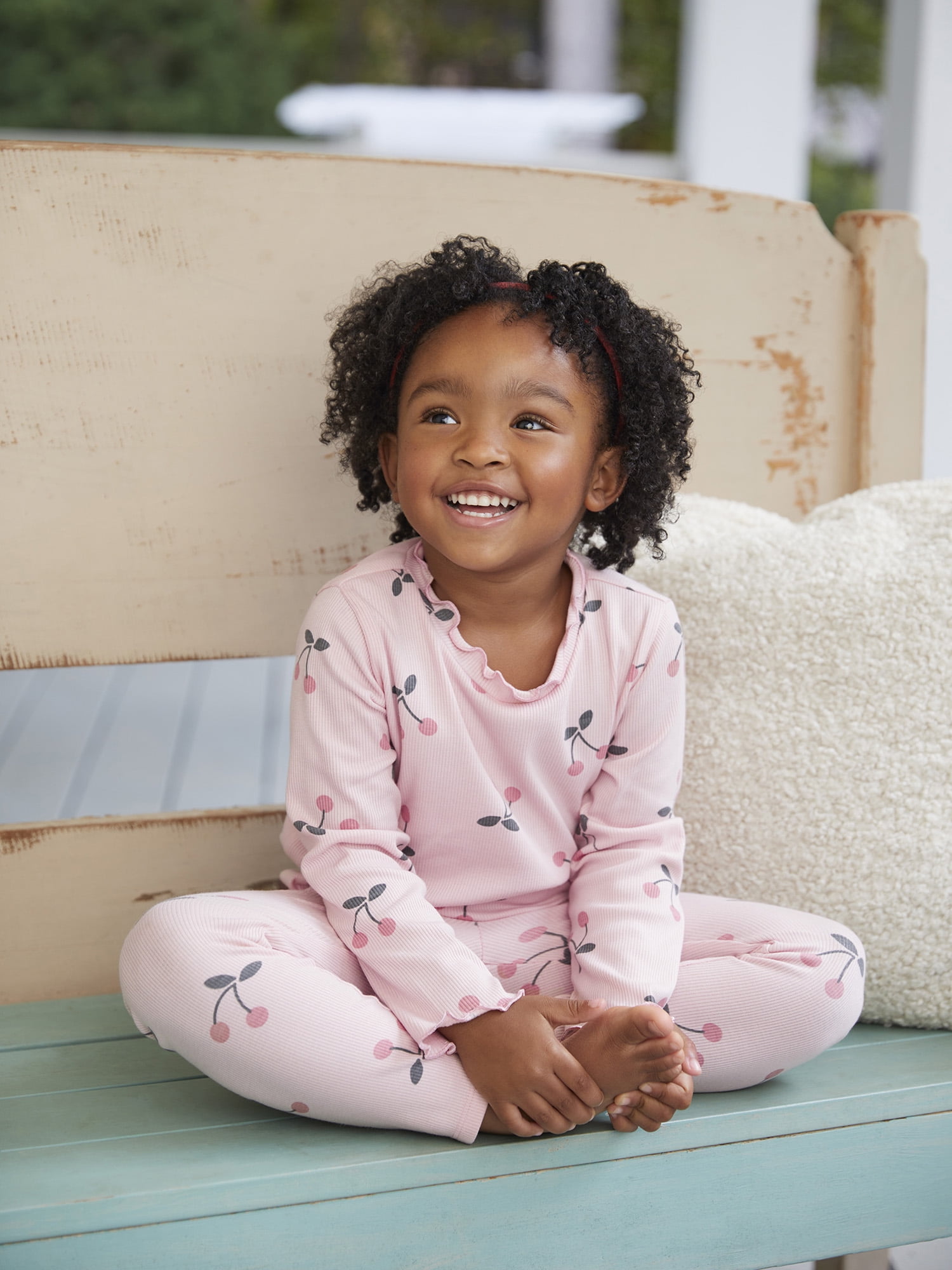 Modern Moments by Gerber Baby and Toddler Girl Long Sleeve Ribbed