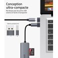 thumbnail image 4 of BEMS-Adaptador USB C a USB gris, paquete de 3 compatibles con iPhone 13 12, 4 of 5
