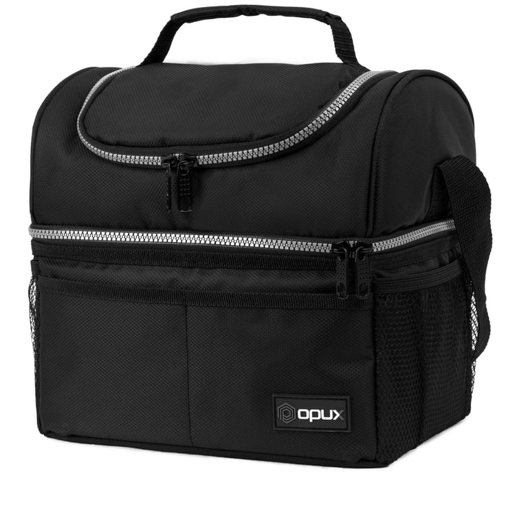OPUX Insulated Lunch Bag, Double Decker Leakproof photo 1