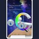 thumbnail image 1 of Anti- Air Humidifier 350ml RGB Light Ultrasonic Humidifier with Bluetooth 5.0 Speaker for Home Office, 1 of 5