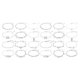 thumbnail image 1 of Sonducket 12 piezas cadena tobillera Universal aleación duradera estilo bohemio pie sandalia joyería tobillo pulseras para mujeres niñas fiesta boda Type1 NO1 Sonducket CBP451909, 1 of 5