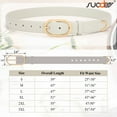 thumbnail image 2 of SUOSDEY Womens Belts Beige Elegant Ladies Leather Belt for Jeans Dress Gift, 2 of 6