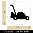 thumbnail image 2 of Lawn Mower Self-Inking Rubber Stamp Ink Stamper - Blue Ink - Medium 1 Inch, 2 of 7
