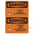 thumbnail image 1 of SignMission OS-WS-A-1218-L-12797 Panneau d'Avertissement OSHA 12 x 18 Po - Travaux de Rénovation Contenant du Plomb, 1 of 1