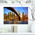 thumbnail image 1 of Manhattan Panorama with Skyscrapers - Cityscape Canvas Print, 1 of 3