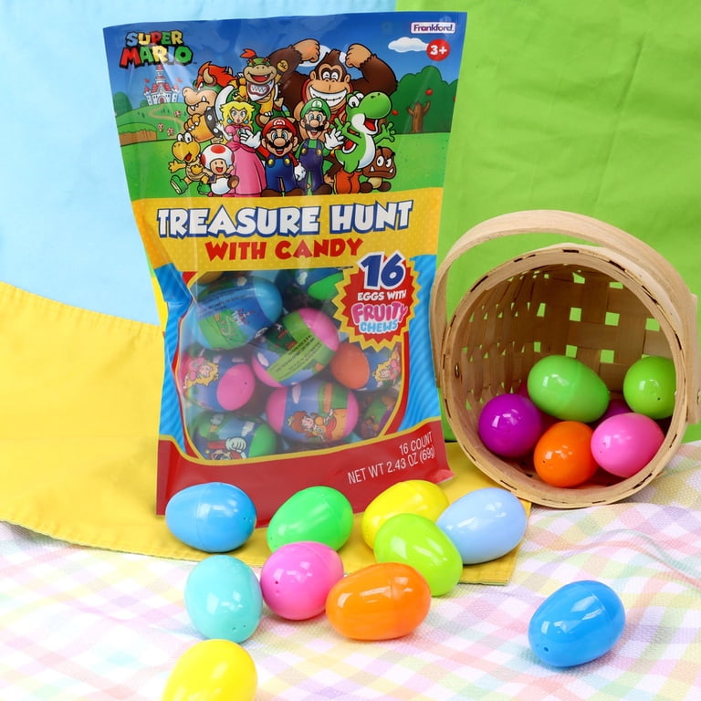 Frankford Super Mario Easter Treasure Hunt Eggs with Fruity Chews