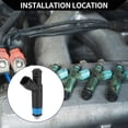 thumbnail image 2 of Inyector de combustible Unique Bargains No.4861238AC Boquilla de inyección de combustible para Dodge Grand Caravan 01-04 3.8L Negro, 2 of 7