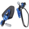 thumbnail image 3 of WANNGWE Motorcycle Rearview Mirrors, Universal Motorcycle Motorbike Aluminum Alloy 7/8 22mm Bar End Side Rearview Mirrors (Blue) CJ911-31469, 3 of 8