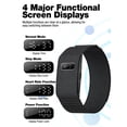 thumbnail image 3 of MJSHUN Fitness Tracker Wristband, Smart Bracelet for Men Women, 24/7 Health Monitoring & Sleep Tracker with Stress, SpO2, HbA1c, GPS running tracking,40 Days Battery,170 Sports Modes,Sub-Free 2 Bands, 3 of 17