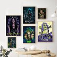thumbnail image 2 of Pósteres clásicos de la película Beetlejuice, comedia de terror, pósteres vintage clásicos, arte de pared de calidad HD, pósteres retro para decoración de paredes de la habitación del hogar, 2 of 5