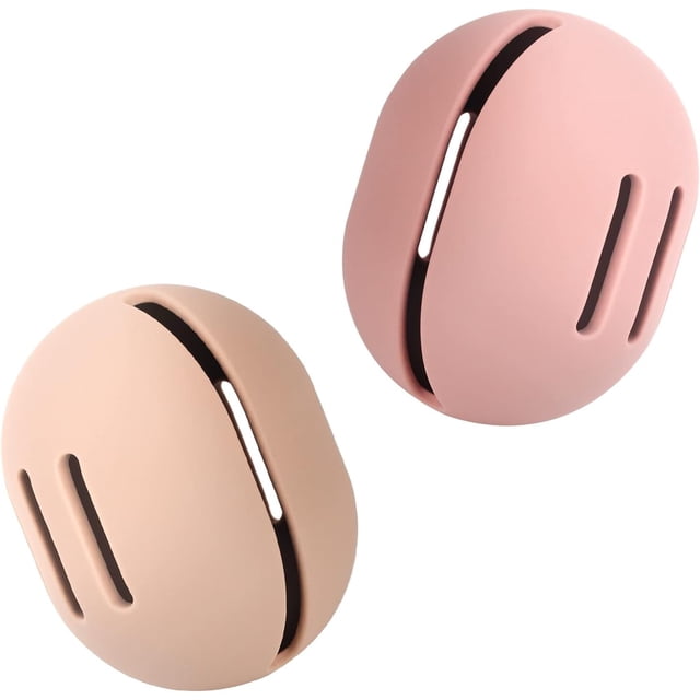 Paquete de 2 soportes para esponjas de maquillaje de silicona irrompibles y ecológicos