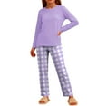 thumbnail image 2 of Conjuntos de blusas y camisas de cuello redondo y manga larga para niños y niñas, moda con rayas bonitas, pantalones suaves de manga larga, traje para niña, pantalones superiores, 2 of 6