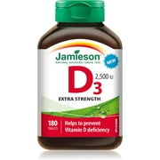 Jamieson Extra Strength Vitamin D3 2,500 IU, 180 tabs