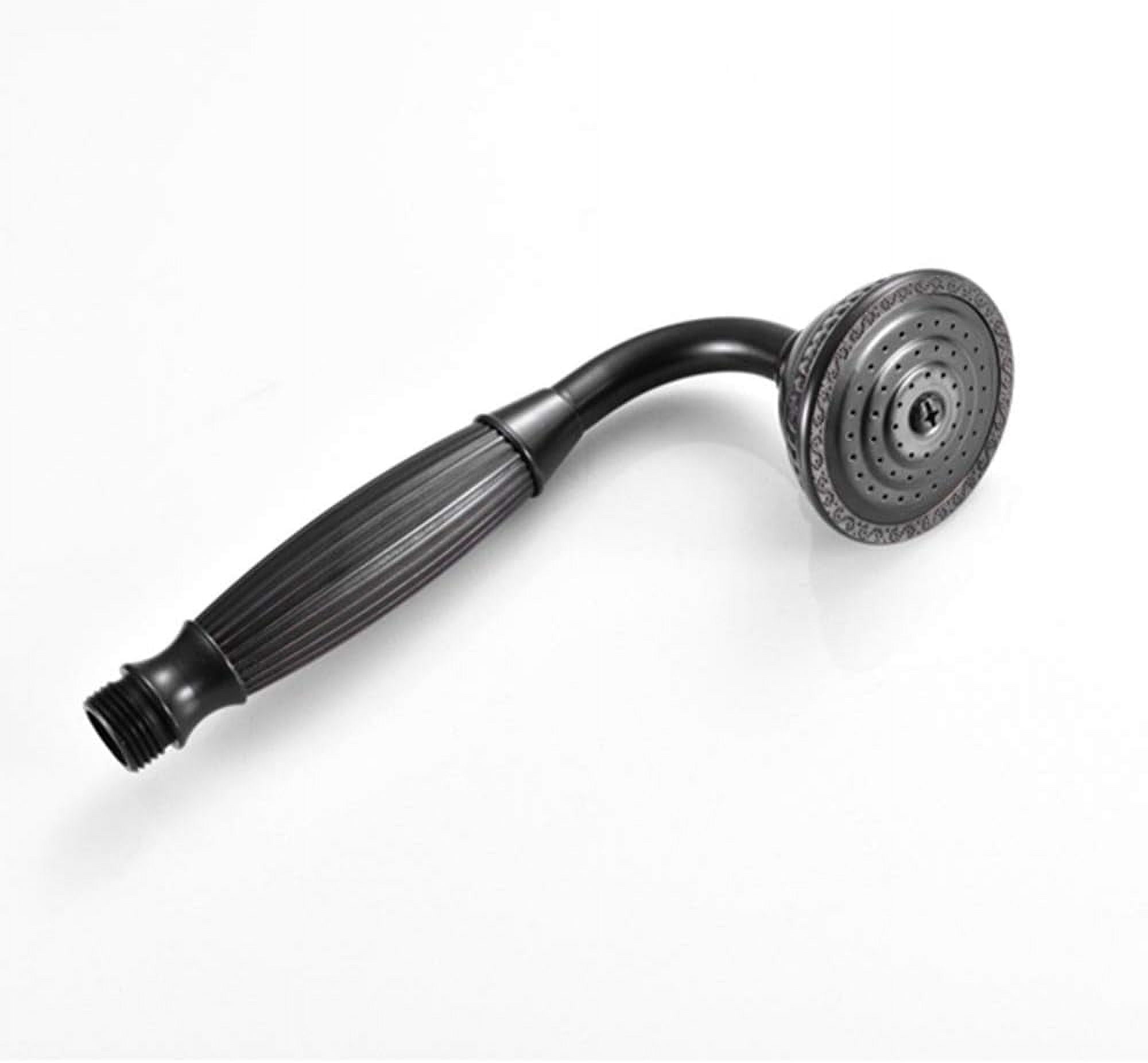 Black Bronze Shower Faucet Set Wall Mounted Bathroom Bathtub Faucet Vintage Handheld Shower Head, Single Handle