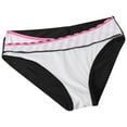 thumbnail image 4 of 2025 Clearance Items under $5 asdoklhq womens plus size swimsuits,Summer Women's Split Stripe High Waist Open Back Hollow Bikini Swimsuit, 4 of 7