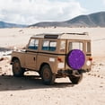 thumbnail image 5 of Kdxio Spare Tire Cover for RV Trailer, Waterproof Wheel Cover,Camper Spare Tire Cover Fit for Rv SUV Truck Travel Trailer 15 inch-Purple Glitter, 5 of 8